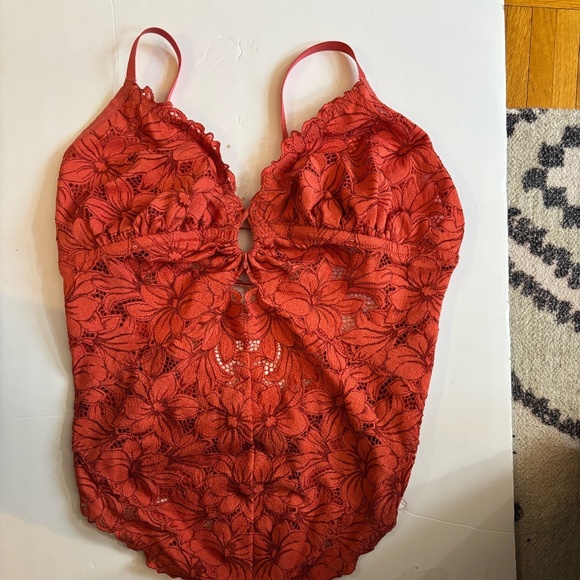 Lacey orange bodysuit - Picture 1 of 7